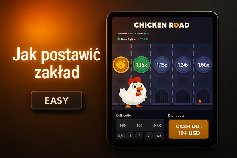 Jak postawić zakład w road chicken: warianty i limity